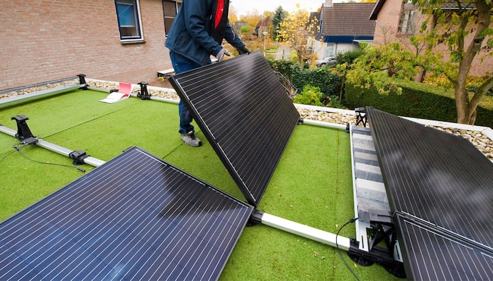 Roofing solar panel installations Milwaukee